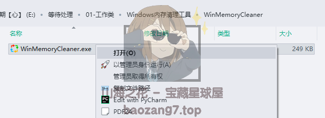 图片[3]-仅249KB大小，一款小巧好用的Windows内存清理工具 - Windows Memory Cleaner-山海之花 - 宝藏星球屋