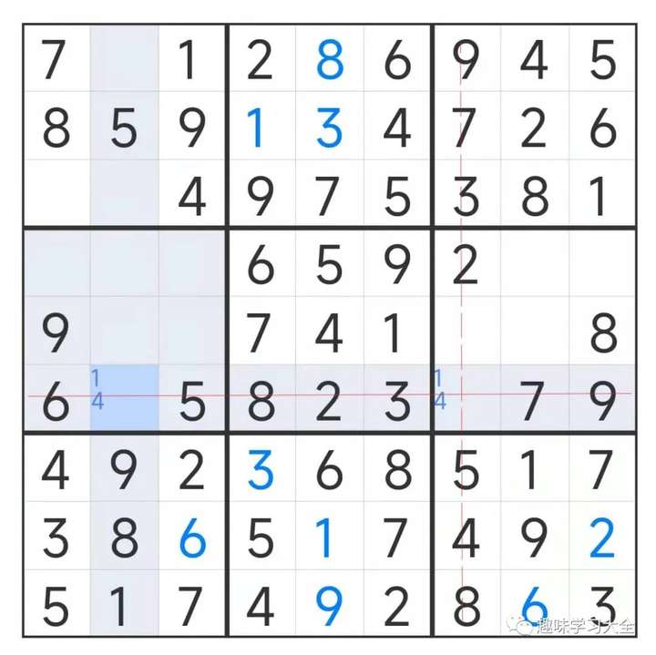 数独九宫格的解题方法和技巧（1一一9九宫格数独口诀）