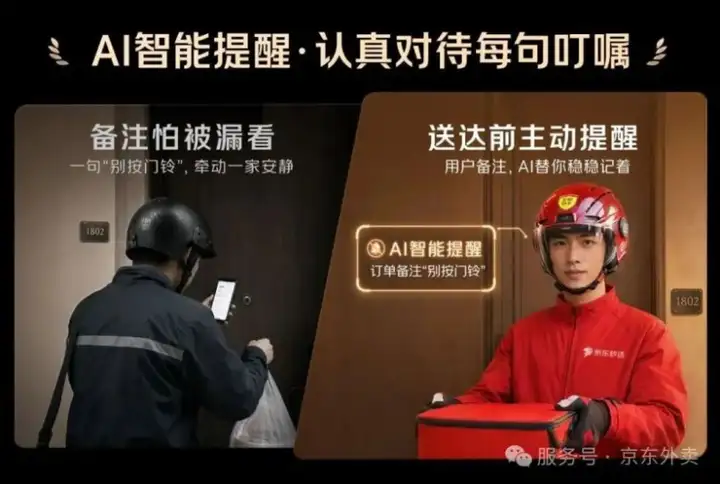 京东外卖推出 AI 头盔，能语音接单、规划路线、解析备注，对骑手安全和效率有提升吗？会成为外卖标配吗？