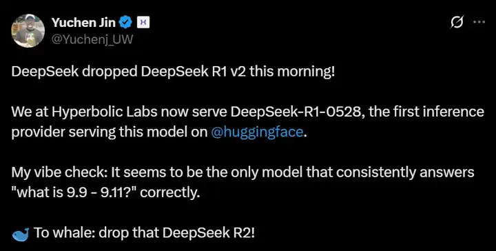刚刚，新版DeepSeek-R1正式开源！直逼o3编程强到离谱，一手实测来了