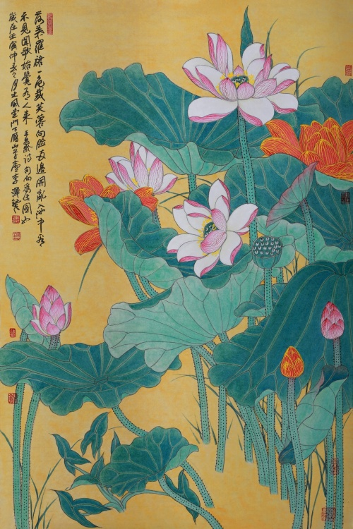 李泽钰拜师国画大家崔如琢先生