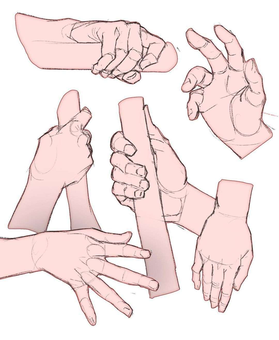 领取戳97链接(解压码:1234)912000 各种角度,动作手部参考素材已