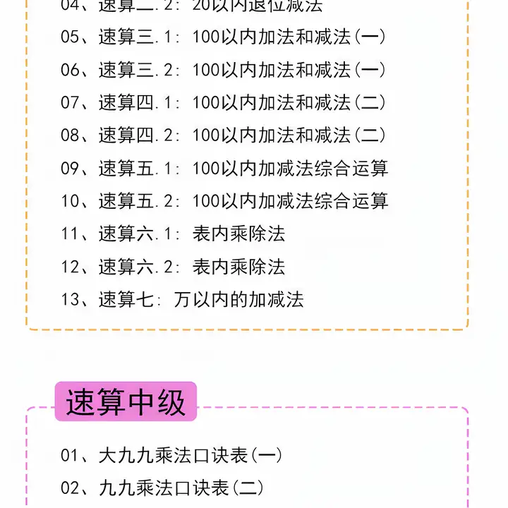 图片[4]-小学速算特训课-小学数学口算心算手脑速算技巧视频教学课程【电商热销581】-暗冰资源网