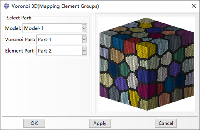 一个好用的Abaqus晶体塑性模型生成插件-Voronoi模型的图40