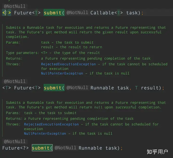 为什么java线程池的submit既可以提交runnable也可以提交callable？ - 知乎