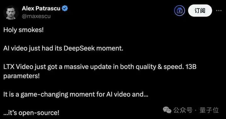 AI视频的DeepSeek时刻！开源13B模型生成提速30倍，5090跑出好莱坞特效
