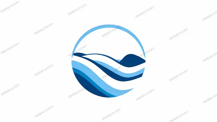 班徽、班徽logo、波浪、水、圆形Logo