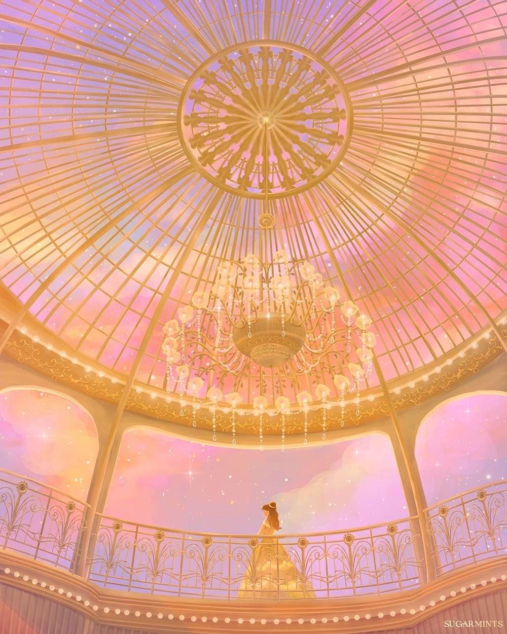 灵柒 的想法: 加拿大插画师 sugarmints 的梦幻场景图,… - 知乎