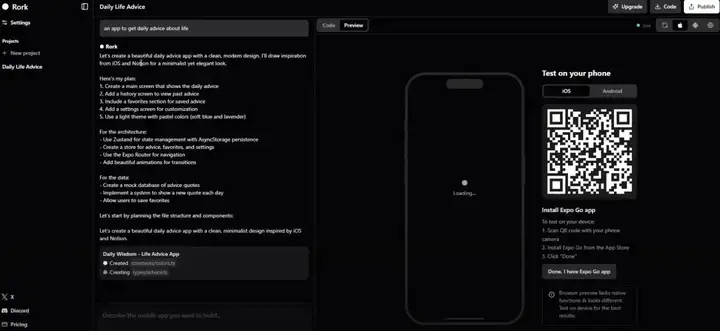 从濒临破产到被a16z投资，这款AI开发神器Rork：一句话打造iOS+Android应用