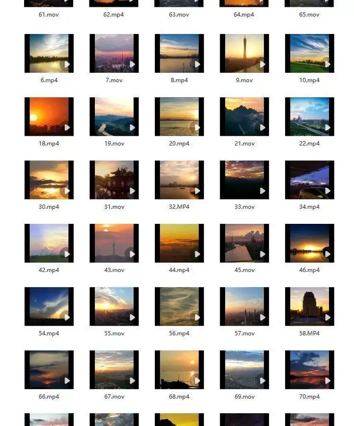 图片[4]-545款4K高清日出日落视频素材治愈系天空夕阳晚霞云彩风景【电商热销19】-暗冰资源网