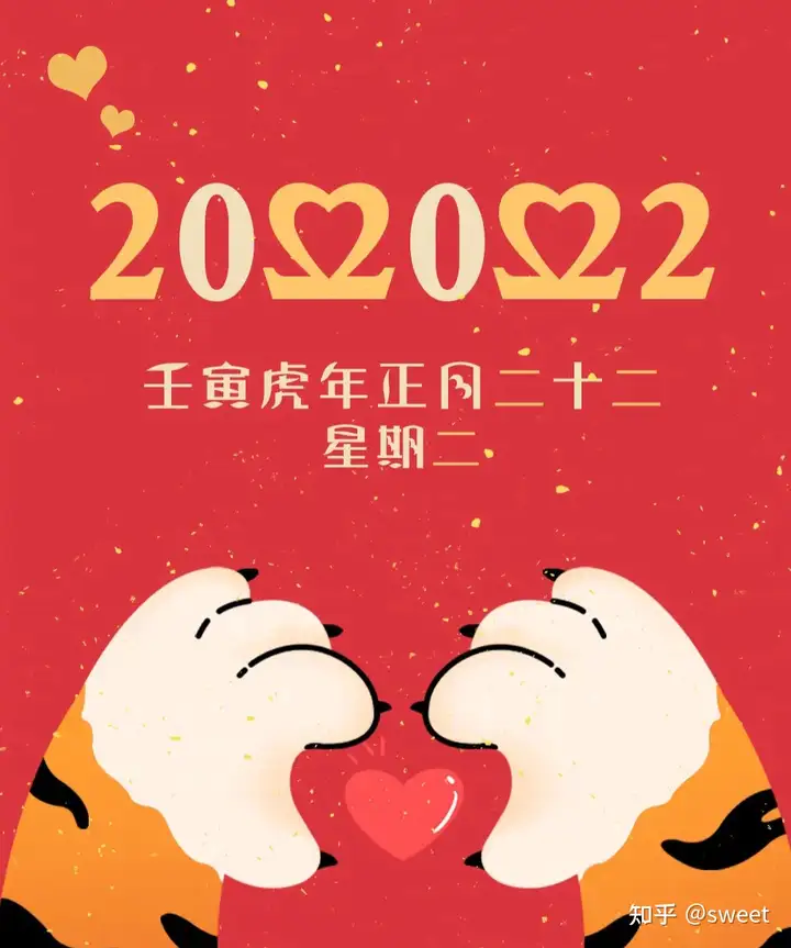 有哪些适合在 20220222 发的文案？