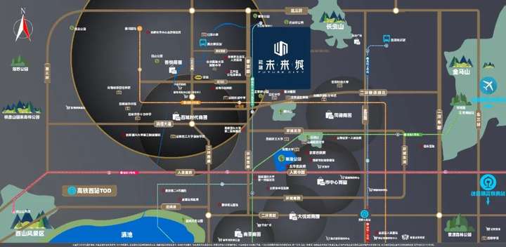 能建未来城怎么样？昆明主城区稀缺连片开发，央企助力西北新城再造一城-昆明楼盘网