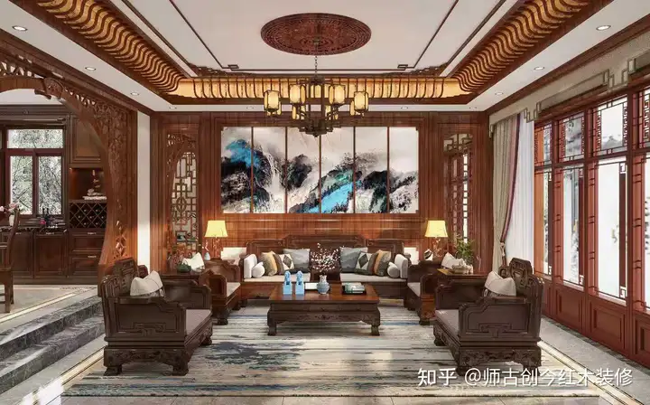 红木豪华装修怎么设计好? - 知乎