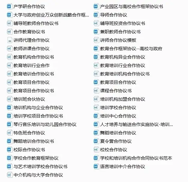 图片[5]-780套公司合作协议模版【全行业各种类】-各种专案业务渠道商务战略合作框架合同【电商热销24】-暗冰资源网