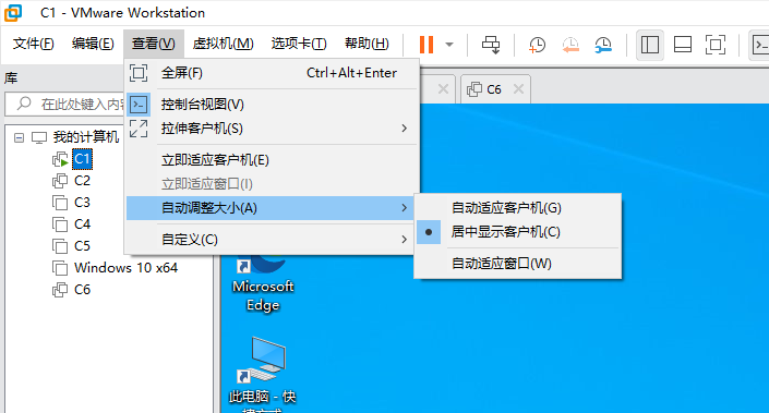 设置VM虚拟机固定分辨率，不随窗口大小发生变化-墨铺