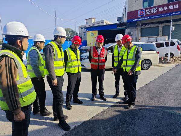 付新建赴中建七局国际公司白云区百千万工程项目经理部开展安全生产带班检查