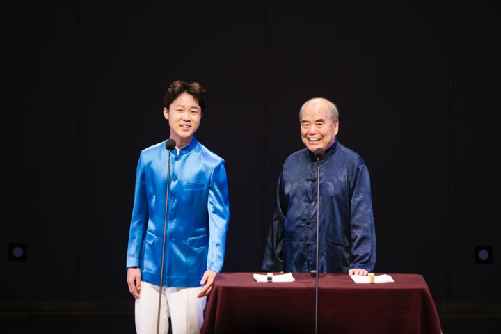 老少同台传承相声艺术 李国胜屈柏凡北大讲堂献演《美食家》