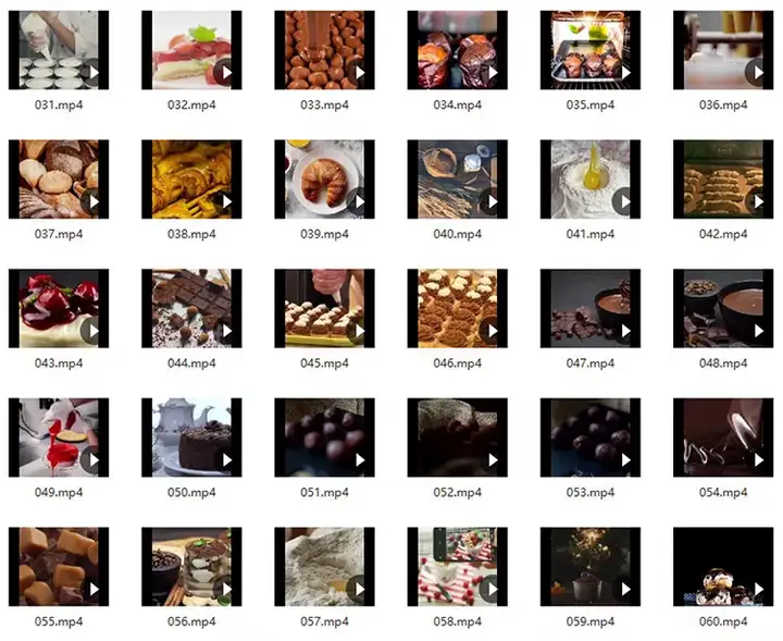 图片[8]-8500+蛋糕甜点烘焙视频素材-甜点品烘焙教程蛋糕裱花高清解压短视频抖音美食制作小说推文素材【电商热销526】-暗冰资源网