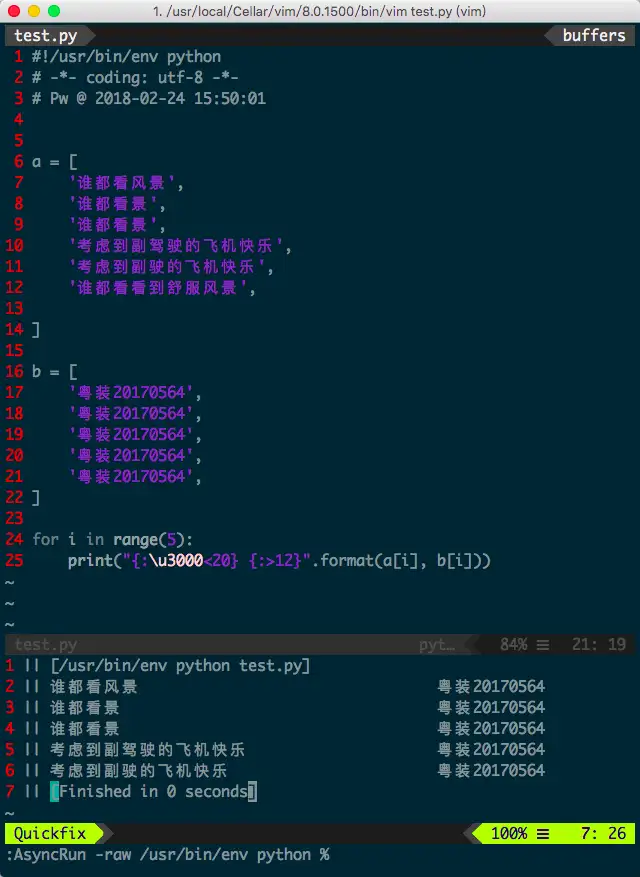 python3中如何中文对齐输出? - 知乎