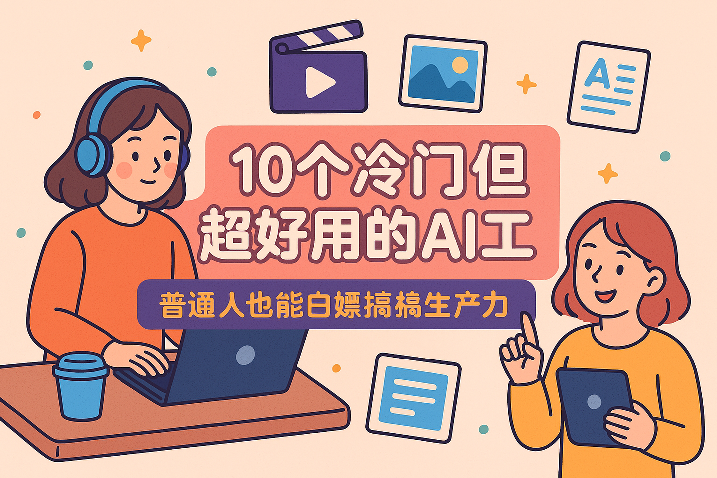 别只会用DeepSeek了！这10个AI冷门工具，剪音频、润色文案、翻译、PDF、抠图全搞定，全免费还贼香