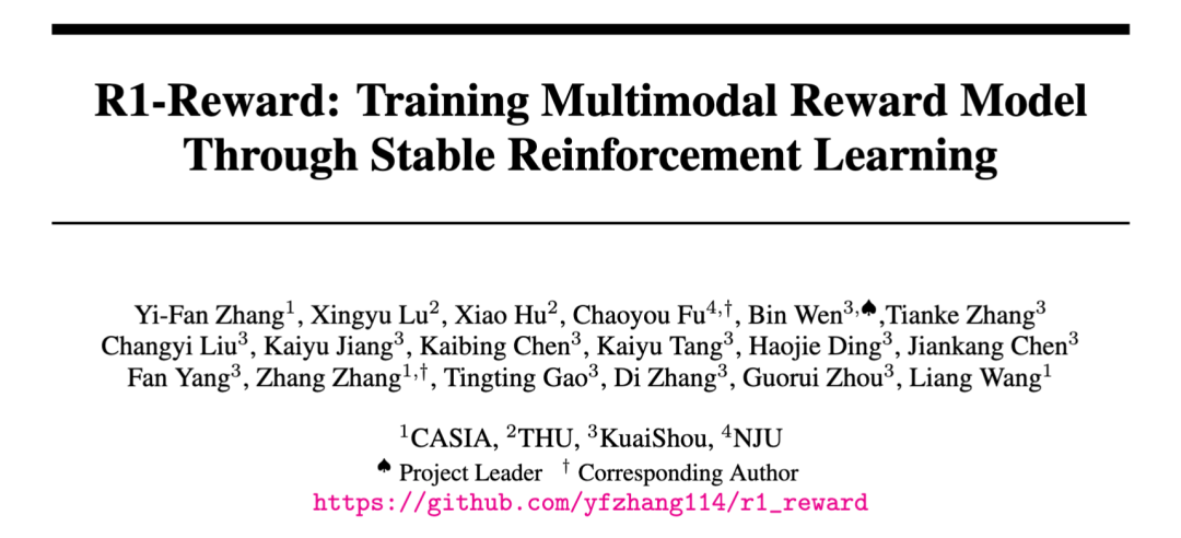 RL训练总崩溃？R1-Reward稳定解锁奖励模型Long-Cot推理能力