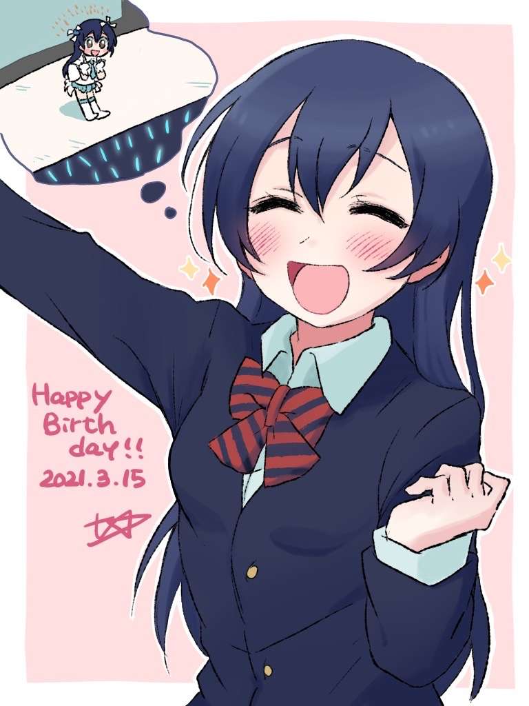 如月千早 的想法: 园田海未生日贺图第二弹 - 知乎