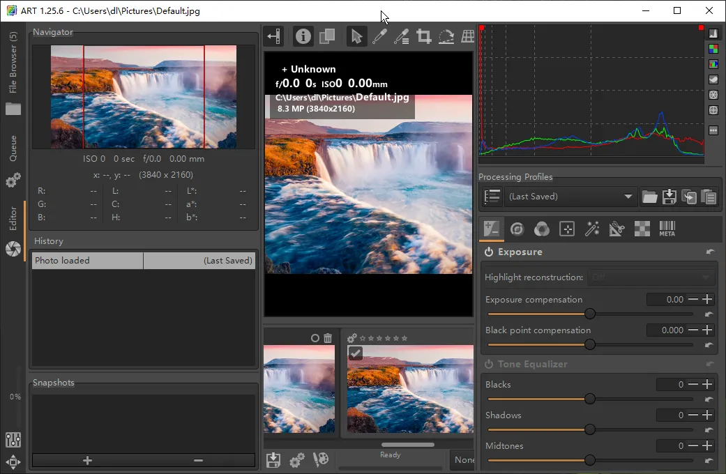 ART (ART raw image processor) 