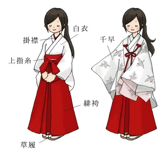 为什么日本神社的巫女，总是身穿白衣红裙？ - 知乎