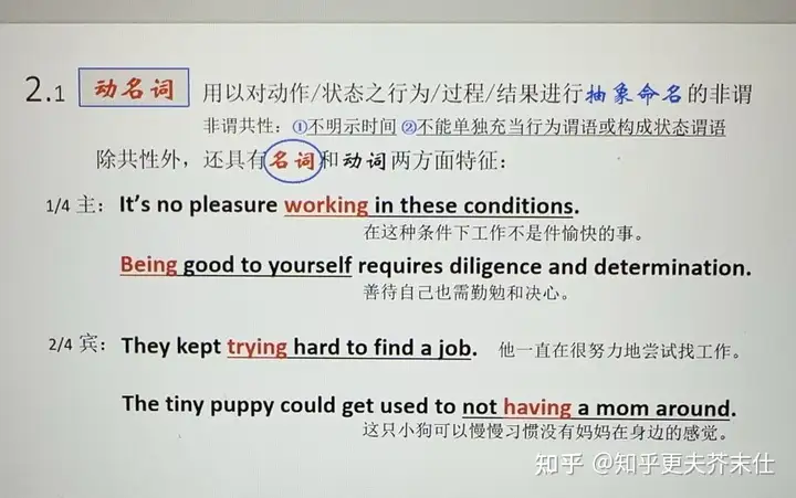 在英语句子中如何正确使用动名词? - 知乎