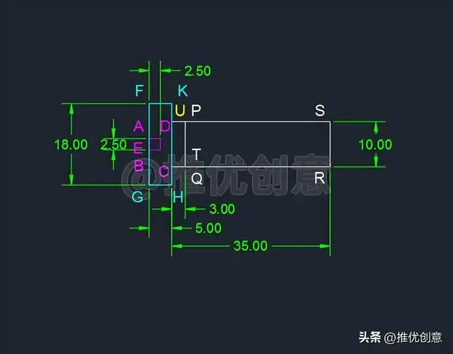 开槽沉头螺钉画法（工程制图开槽沉头螺钉画法）