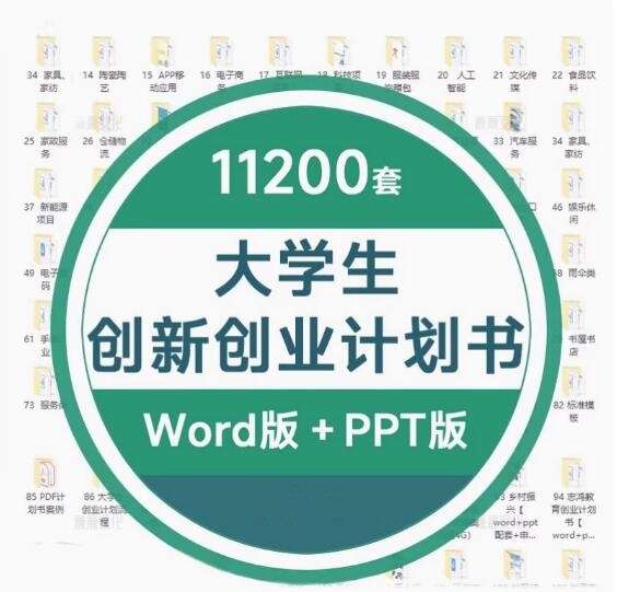 图片[1]-11200套大学生创新创业计划书word成品互联网+大赛ppt模板商业策划书撰写【电商热销573】-暗冰资源网