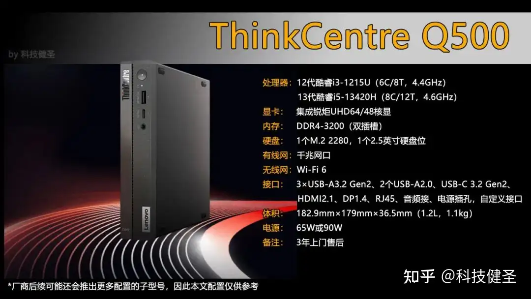 联想新款ThinkCentre Q500 迷你主机上架，该主机都有哪些值得关注的