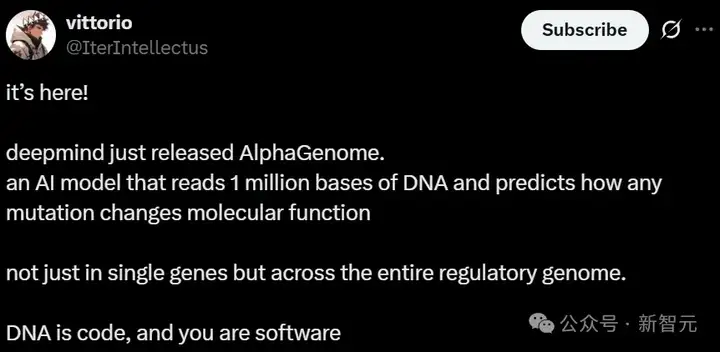 谷歌AlphaGenome横空出世！40亿年生命代码一键破解，或再夺诺奖