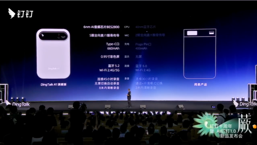 钉钉发布首款 AI 硬件，CEO 首谈加班争议，「无招」的大招是给每个打工人配 AI 秘书
