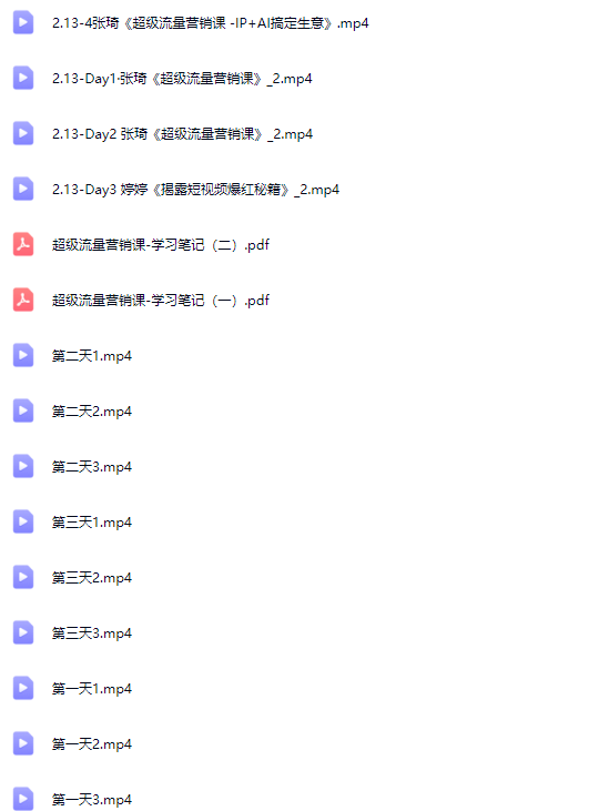 图片[6]-张琦-超级流量营销课–IP+AI搞定生意【25年2月更新】_-就爱副业网