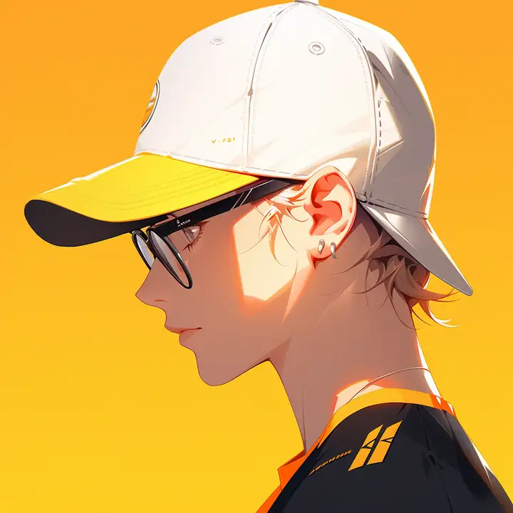 Image [2]-Minimalist flat anime-style couple avatars (male and female)-VyPrompt