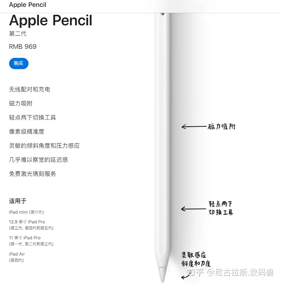 请问有apple pencil 2代平替推荐吗? - 知乎