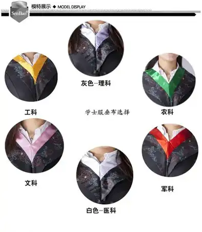 学士服披肩颜色代表什么（医学生学位服颜色）