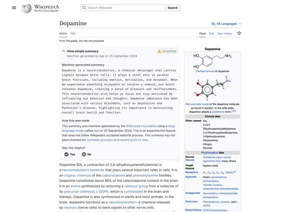 维基百科编辑强烈反对后，基金会叫停 AI 摘要计划