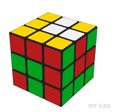 请教魔方高手:六个面的颜色都是三种颜色条状(彩状)的玩法?