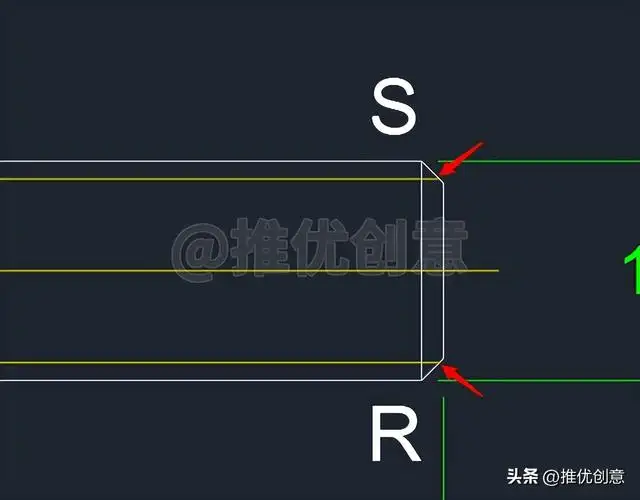 开槽沉头螺钉画法（工程制图开槽沉头螺钉画法）