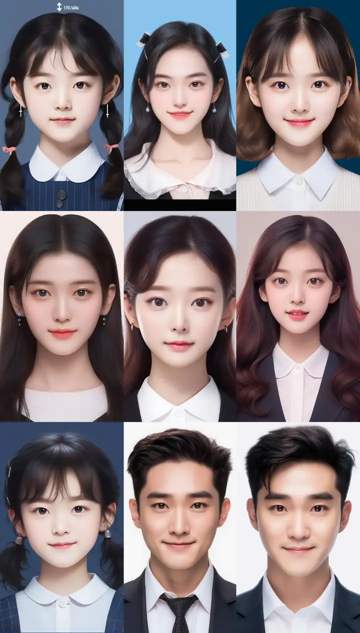 Prompt Template For Gender-neutral ID Photo-VyPrompt
