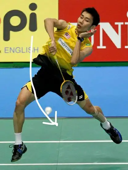 羽毛球扣不下去请详细说一下