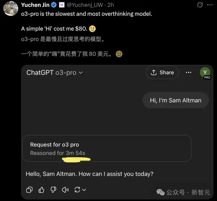 刚刚，OpenAI最强推理模型o3-pro诞生！碾压Gemini 2.5 Pro击穿底价