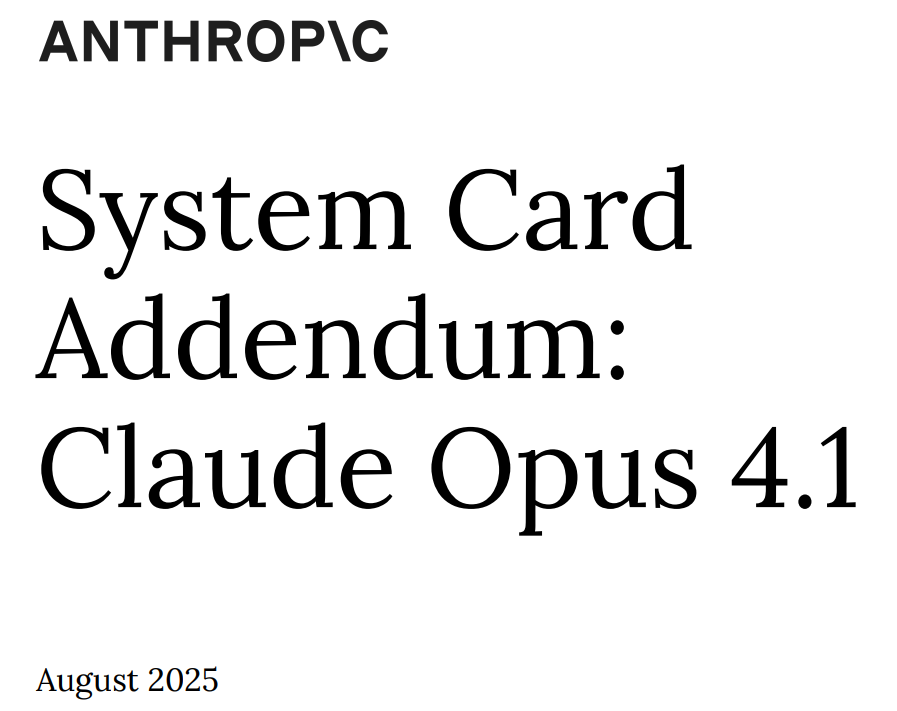 就是阻击OpenAI，Claude抢先数十分钟发布Claude Opus 4.1