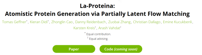 新里程碑！英伟达祭出AI生物模型La-Proteina，解决蛋白质设计最难问题！