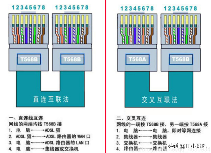 网线水晶头排线图片 8线水晶头接头图片