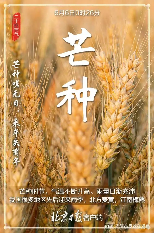 芒种也称「忙种」，这一天对农事耕种意味着什么？民间都有哪些传统习俗？