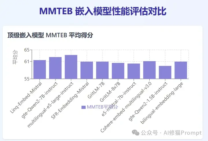 搞RAG开发，听都没听说过Embedding模型排名，快看下MMTEB嵌入基准 | ICLR2025