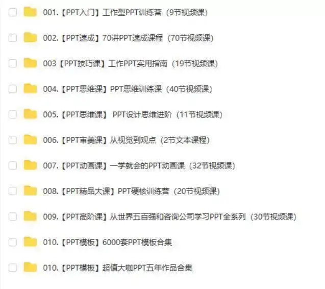 图片[2]-PPT视频教程入门到高阶幻灯制作动画文稿办公软件课程素材【电商热销408】-暗冰资源网
